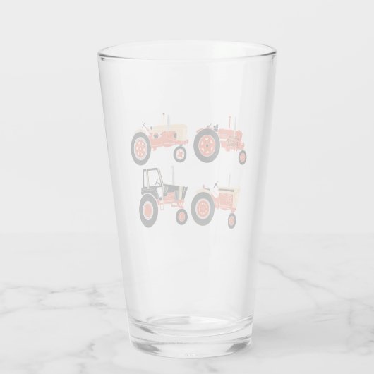 Tractor Mania Glass Glas (Achterkant)