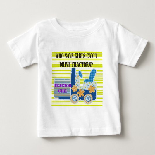 Tractor Meisje Tshirts en geschenken (Voorkant)