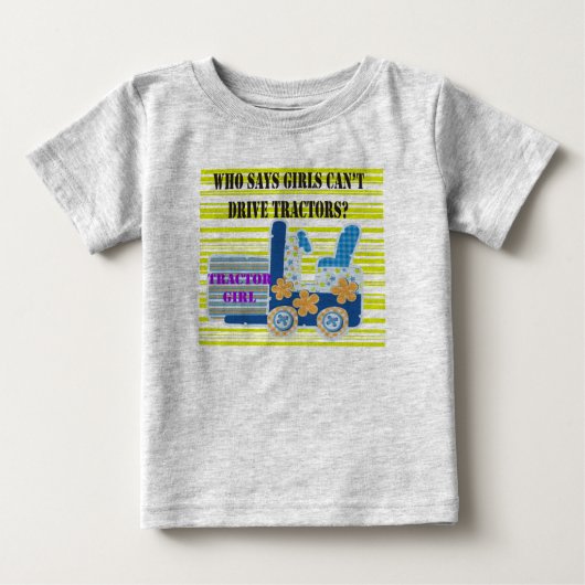 Tractor Meisje Tshirts en geschenken (Voorkant)