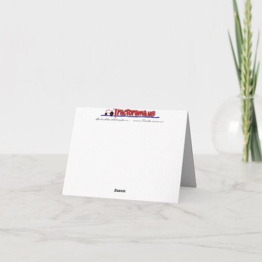 Tractor Memories Note-Kaart Kaart (Achterkant)