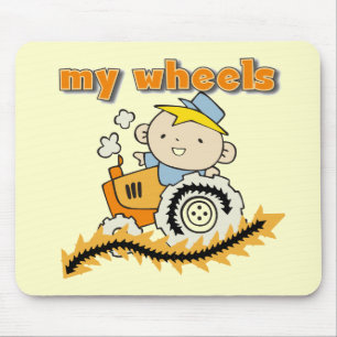 Tractor Mijn T-shirts en Giften van Wielen Muismat