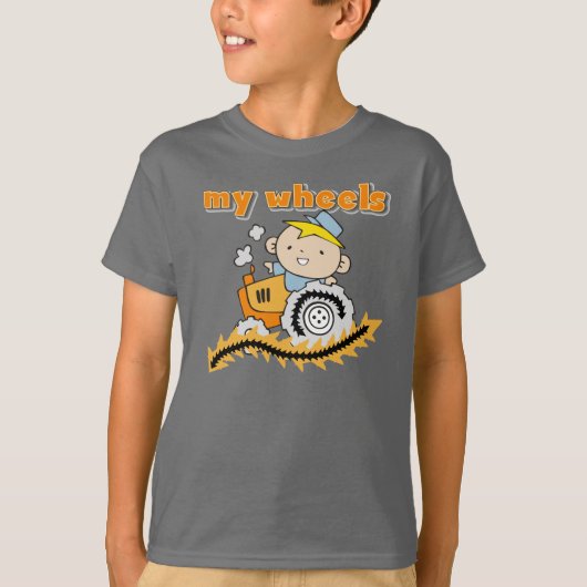 Tractor Mijn Wielen T-shirt (Voorkant)
