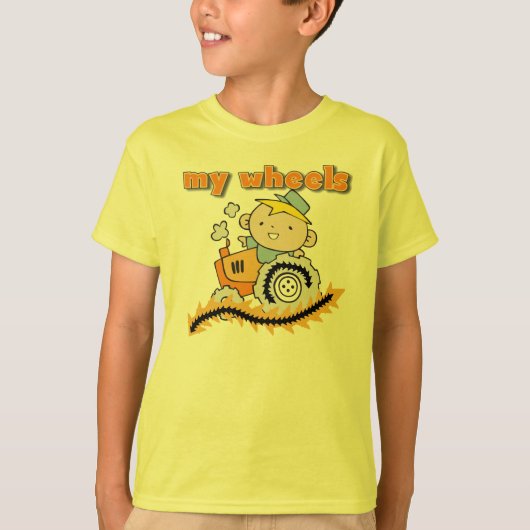 Tractor Mijn Wielen T-shirt (Voorkant)