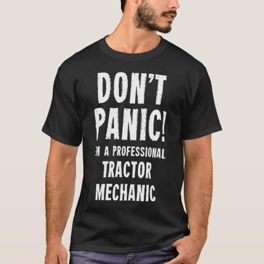 Tractor monteur t-shirt (Voorkant)