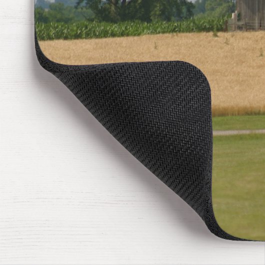 Tractor Mousepad: Trekker en schuur Muismat (Hoek)