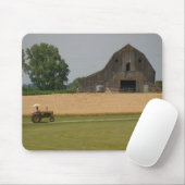 Tractor Mousepad: Trekker en schuur Muismat (Met muis)