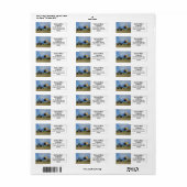 Tractor Moving Hay Bales Etiket (Full Sheet)