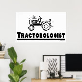 Tractor Ologist Poster (Thuiskantoor)