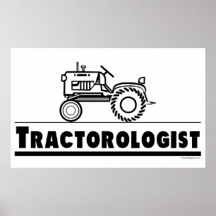Tractor Ologist Poster