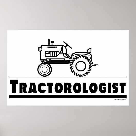 Tractor Ologist Poster (Voorkant)