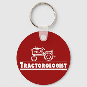 Tractor Ologist RED Sleutelhanger