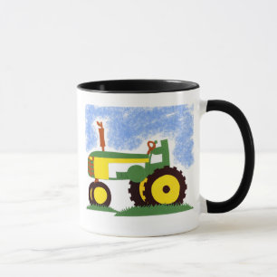 Tractor onder Blue Sky Mok