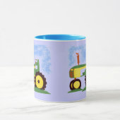 Tractor onder Blue Sky Mok (Midden)