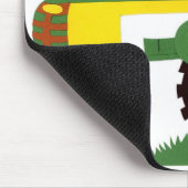 Tractor onder Blue Sky Muismat (Hoek)