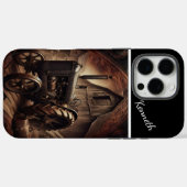  tractor onder rustieke schuur Case-Mate iPhone case (Achterkant (horizontaal))