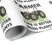 Tractor op het veld boer cadeaupapier (Rol Hoek)