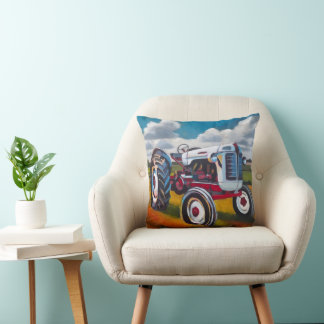 Tractor Painting - Gift for Tractor Enthusiasts Kussen