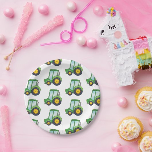 tractor papieren bordje (Feest)