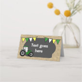 Tractor Party Food Tenten, Tractor Plaatskaartje (Voorkant)