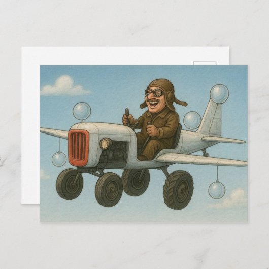 Tractor Pilot Briefkaart (Voorkant / Achterkant)