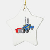 TRACTOR PULL KERAMISCH ORNAMENT (Links)