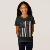 Tractor Pulling American Flag 4 juli Cool nov T-shirt (Voorkant volledig)