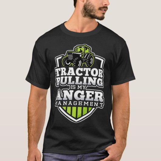 Tractor Pulling is mijn Diskus Management Funny Tr T-shirt (Voorkant)