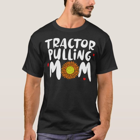 Tractor Pulling mama for Women Cute Tractor Pullin T-shirt (Voorkant)