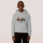 Tractor Pulling Pumpkins Sweatshirt (Voorkant volledig)