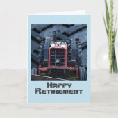 Tractor Retirement card Kaart (Voorkant)