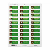 Tractor Return-adreslabel Etiket (Full Sheet)