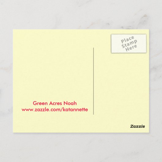 tractor rijnoah briefkaart (Achterkant)