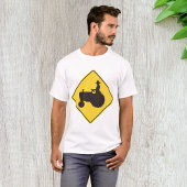 Tractor Road Sign Mannen T-shirt