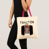 TRACTOR- Rode T-shirts en schenkingen Tote Bag (Voorkant (product))