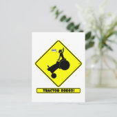 TRACTOR RODEO 1y Briefkaart (Staand voorkant)