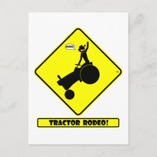 TRACTOR RODEO 1y Briefkaart