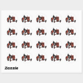tractor ronde sticker (Vel)
