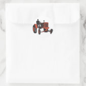 tractor ronde sticker (Tas)