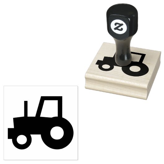 Tractor Rubberstempel (Gestempeld)