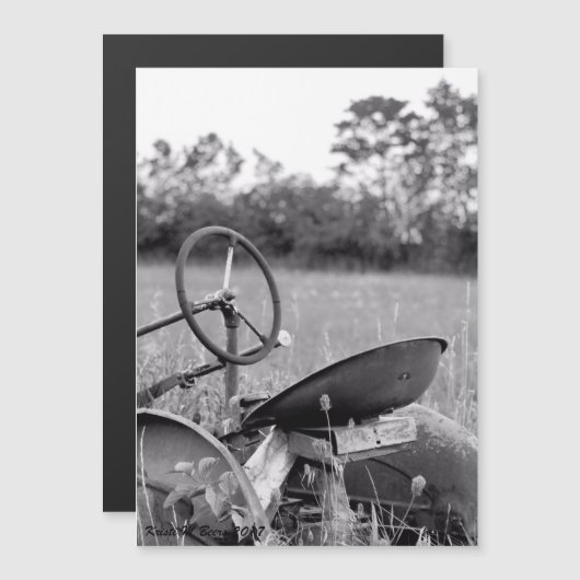  tractor Rustic Black en White (Voorkant / Achterkant)