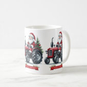 Tractor Santa Coffee Mok (Voorkant rechts)
