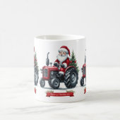 Tractor Santa Coffee Mok (Center)