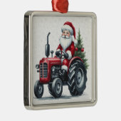 Tractor Santa Ornament (Rechts)