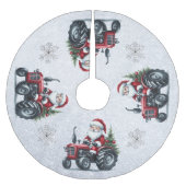 Tractor Santa Tree Rok Kerstboom Rok (Voorkant)