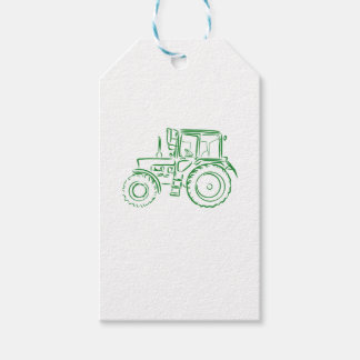 Tractor Schets Party Favor Cadeau Labels Cadeaulabel