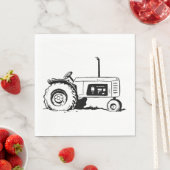 Tractor Schets Servet (Insitu)