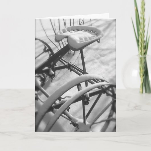 Tractor Seat Christmas Kaart of Note Kaart (Voorkant)