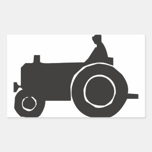 Tractor Silhouet Stickers