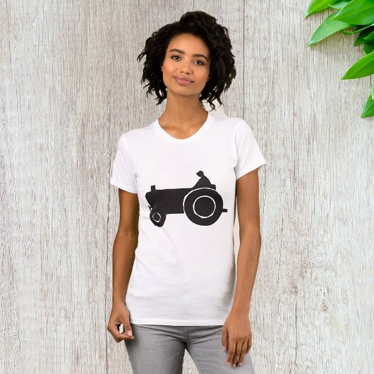 Tractor Silhouet Vrouwen T-shirt