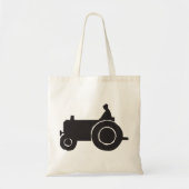 Tractor Silhouette Canvas tas (Voorkant)